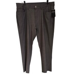🆕️ *NWT* Callaway Mens Gray Lightweight‎ Moisture Wicking Golf Pants Size 38x32